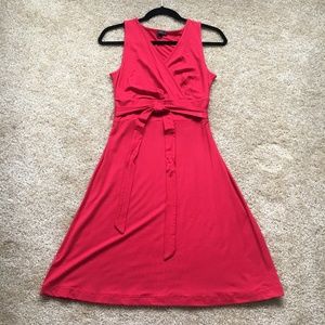 Talbots Petite A-Line Wrap-Style Dress